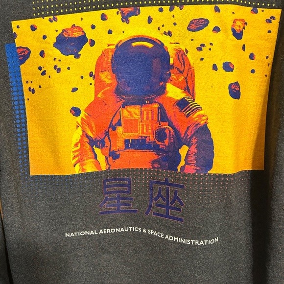 Hyper Space  NASA Astronaut Hoodie Sweatshirt - Picture 4 of 5